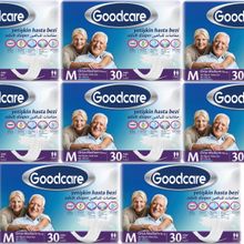 Goodcare Yetişkin Bel Bantlı Tekstil Yüzey Medium 30x8 Adet Hasta Bezi