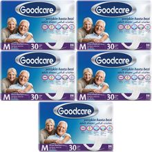 Goodcare Yetişkin Bel Bantlı Tekstil Yüzey Medium 5x30 150 Adet Hasta Bezi