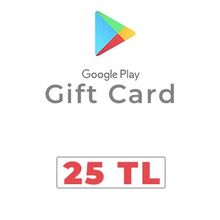Google Play 25 TL Hediye Kodu