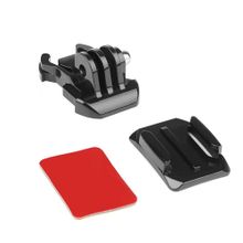 GoPro Uyumlu Eğimli Oval Kask Bağlantı Aparatı