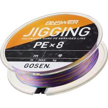 Gosen Jigging Answer PE 8 300 mt Multi 3.0 PE Örgü Jig ve Tai Rubber İpi