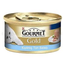 Gourmet 10x85 gr Gold Kıyılmış Ton Balıklı Kedi Konservesi