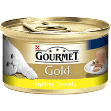 Gourmet Gold 6x85 gr Kıyılmış Tavuklu Yetişkin Kedi Konservesi