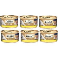 Gourmet Gold 6x85 gr Kıyılmış Tavuklu Yetişkin Konserve Kedi Maması