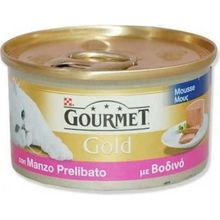 Gourmet Gold 85 gr Kıyılmış Sığır Etli Kedi Konservesi
