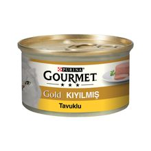 Gourmet Gold 85 gr Kıyılmış Tavuklu Konserve Kedi Maması