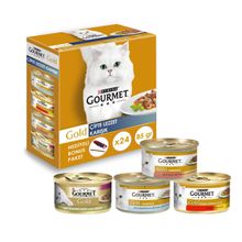 Gourmet Gold Çifte Lezzet Karışık 24 x 85 gr Kedi Yaş Maması
