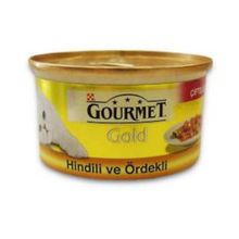 Gourmet Gold Hindi ve Ördekli 24x85 gr Kedi Konserve