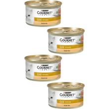 Gourmet Gold Kıyılmış Hindili Premium Yaş 4x85 gr Kedi Maması