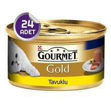 Gourmet Gold Kıyılmış Tavuklu 24x85 gr Kedi Konservesi