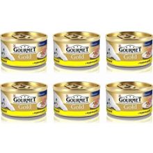 Gourmet Gold Kıyılmış Tavuklu 6x85 gr Kedi Konserve