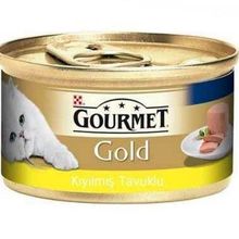 Gourmet Gold Kıyılmış Tavuklu Konserve Yetişkin 85 gr Yaş Kedi Maması