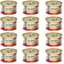 Gourmet Gold Sığır Eti 12x85 gr Kedi Konserve