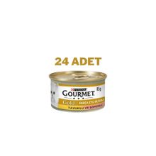 Gourmet Gold Somon ve Tavuklu 24x85 gr Kedi Konservesi
