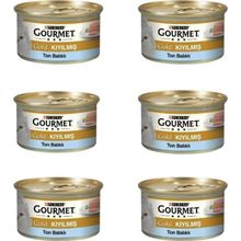 Gourmet Kıyılmış Ton Balıklı 6x85 gr Kedi Yaş Maması