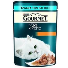 Gourmet Perle Izgara Ton Balıklı 12x85 GR Yetişkin Kedi Maması Pouch
