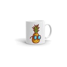 Gözlüklü Pine Apple Baskılı Kupa