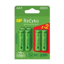GP 2700 Mah 1.2 V AA Şarjlı 6'lı Kalem Pil
