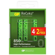 GP Batteries Recyko+ 850 6'lı AA Kalem Ni-MH Şarjlı Pil