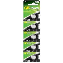 GP CR1620 3V 5'li Lityum Düğme Pil