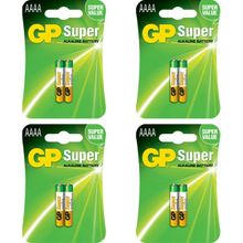 GP Super 25A AAAA 8'li Alkalin Ultra İnce Kalem Pil