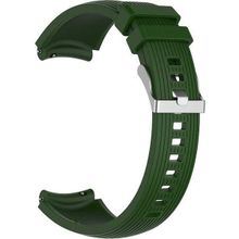 Gpack Amazfit Bip U Silikon Kancalı Ayarlanabilir KRD 18 Koyu Yeşil Kordon