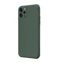 Gpack Apple iPhone 11 Pro Max Renkli Tıpalı Kamera Korumalı Silikon Esnek Koruma Siyah Kılıf