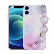 Gpack Apple iPhone 11 Simli Desenli El Askılı Tutacaklı Elsa Silikon Kapak Kılıf