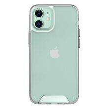 Gpack Apple Iphone 12 Mini Gard Nitro Şeffaf Silikon+Nano Glass Renksiz Kılıf