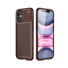 Gpack Apple iPhone 12 Mini Negro Karbon Dizayn Silikon Siyah Kılıf