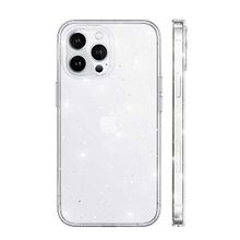 Gpack Apple iPhone 12 Pro Vixy Transparan Simli Görünüm Renksiz Kılıf