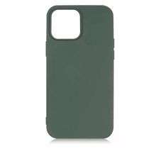 Gpack Apple iPhone 13 Mini Mara Silikon Mat Soft Korumalı Lansman Koyu Yeşil Kılıf