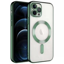 Gpack Apple iPhone 13 Pro Demre Renkli Silikon Magsafe Wireless Şarj Özellikli Kılıf