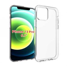 Gpack Apple Iphone 13 Pro Süper Nano Glass Renksiz Kamera Korumalı Silikon Cep Telefonu Kılıfı