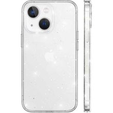 Gpack Apple iPhone 13 Vixy Transparan Simli Görünüm Renksiz Kılıf