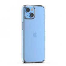 Gpack Apple İphone 14 Coss Şeffaf Sert Kapak Silikon 5 mm Nano Ekran Koruma Kılıf