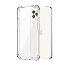 Gpack Apple İphone 14 Pro Antishock Köşeli Şeffaf Sert Kapaknano Glass Kılıf