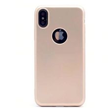 Gpack Apple iPhone Xs Premier Esnek Lüx Gold Silikon Kılıf