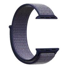 Gpack Apple Watch 1 2 3 4 5 38 mm Kumaş Cırtcırtlı Lacivert Kordon