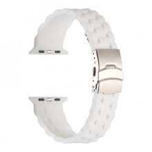 Gpack Apple Watch 4 5 38 mm KRD 72 Lacivert Mat Silikon Ayarlanabilir Kordon