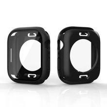 Gpack Apple Watch 4 5 44 mm Kasa ve Ekran 360 Derece Koruma Sert Silikon Gard 12 Ekran Koruyucu