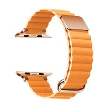 Gpack Apple Watch 4 5 44 mm KRD78 Siyah Strap Metal Toka Pu Deri Kordon