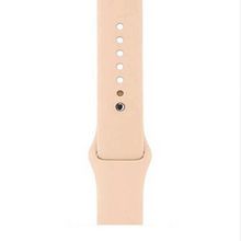 Gpack Apple Watch 40 mm Kılıf Silikon Düz Renkli KRD 11 Açık Pembe Kordon