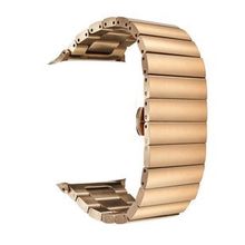 Gpack Apple Watch 6 44 mm Şık Tasarım Metal Kordon KRD 41 Gümüş Kordon