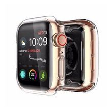 Gpack Apple Watch 7 45 mm Kordon Önü Kapalı Şeffaf Silikon