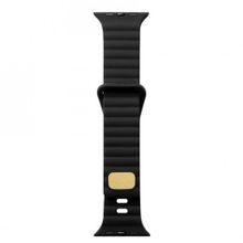 Gpack Apple Watch Series 8 41 mm KRD73 Kaherengi Silikon Metal Tokalı Ayarlanabilir Kordon