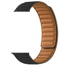 Gpack Apple Watch Series 8 45 mm Deri Mıknatıslı Gizli Mıknatıslı KRD 34 Kordon