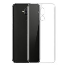 Gpack Huawei Mate 20 Lite Süper Silikon Arka Koruma Nano Glass Şeffaf Kılıf