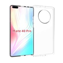 Gpack Huawei Mate 40 Pro Süper Silikon Şeffaf Koruma Renksiz Kılıf