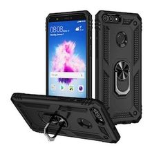 Gpack Huawei P Smart Vega Tank Standlı Yüzüklü Mıknatıslı Kırmızı Kılıf